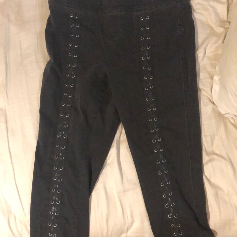 Lace up leggings/pants